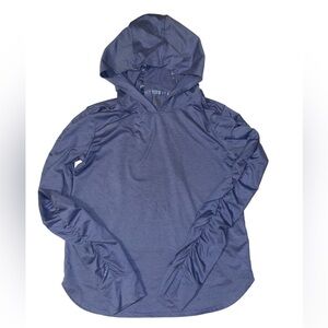 Athleta girl long sleeve top with hoodie